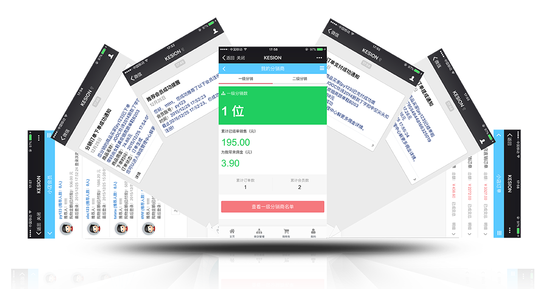 【新品上市】KESION微分销系统助您快速开店拓展销售新渠道，轻松开启移动分销时代！ 第 3 张
